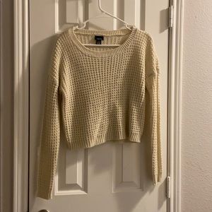 Final Sale-Crop top sweater